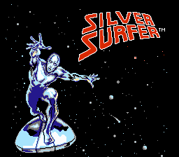 Silver Surfer - AutoFire Title Screen